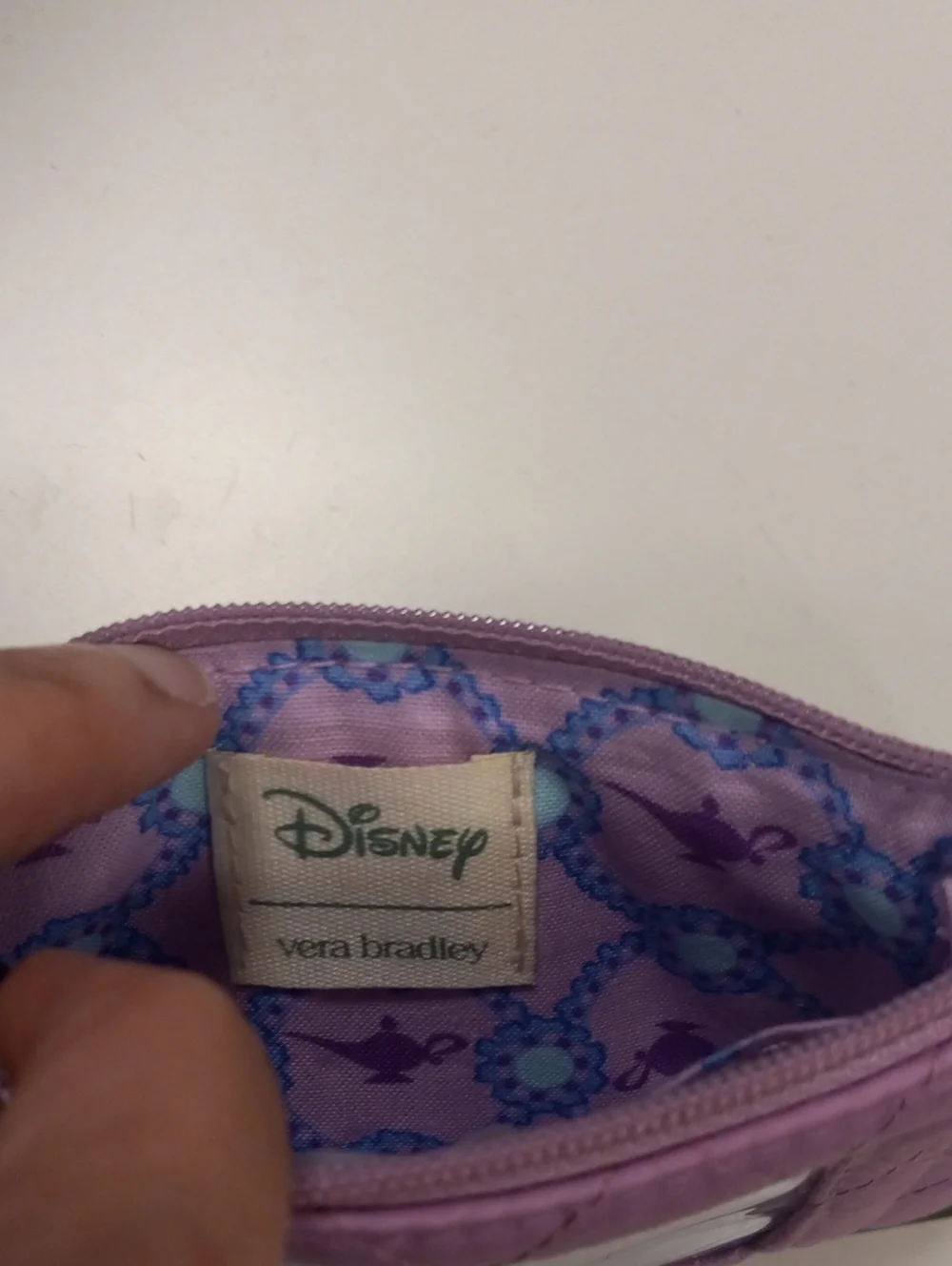 Vera Bradley Disney Rajah Aladdin Tiger Mini Wallet Quilted Cloth